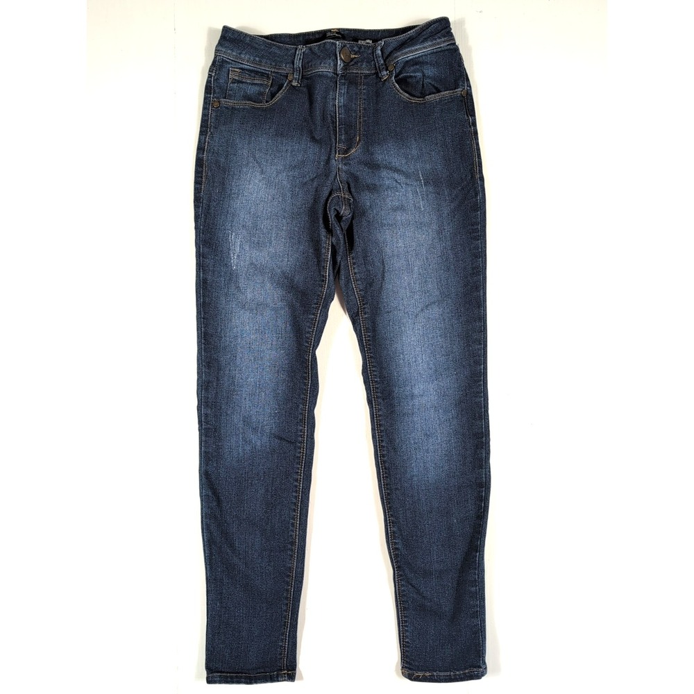 1822 Denim Adrianna Skinny Jeans Women's 6 Dark Wash Mid Rise Stretch Classic